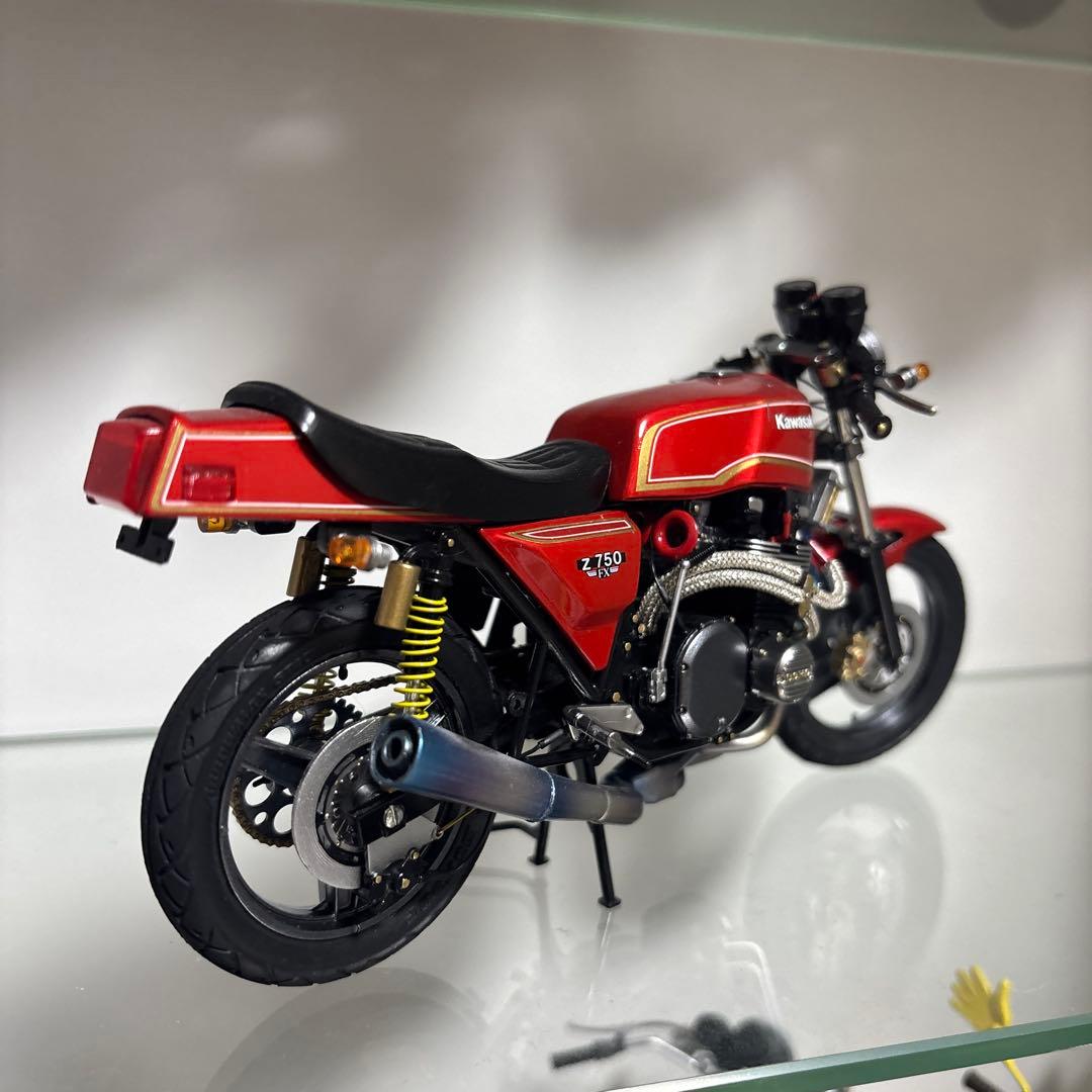 アオシマ　1/12 Z750FX 佐田正樹