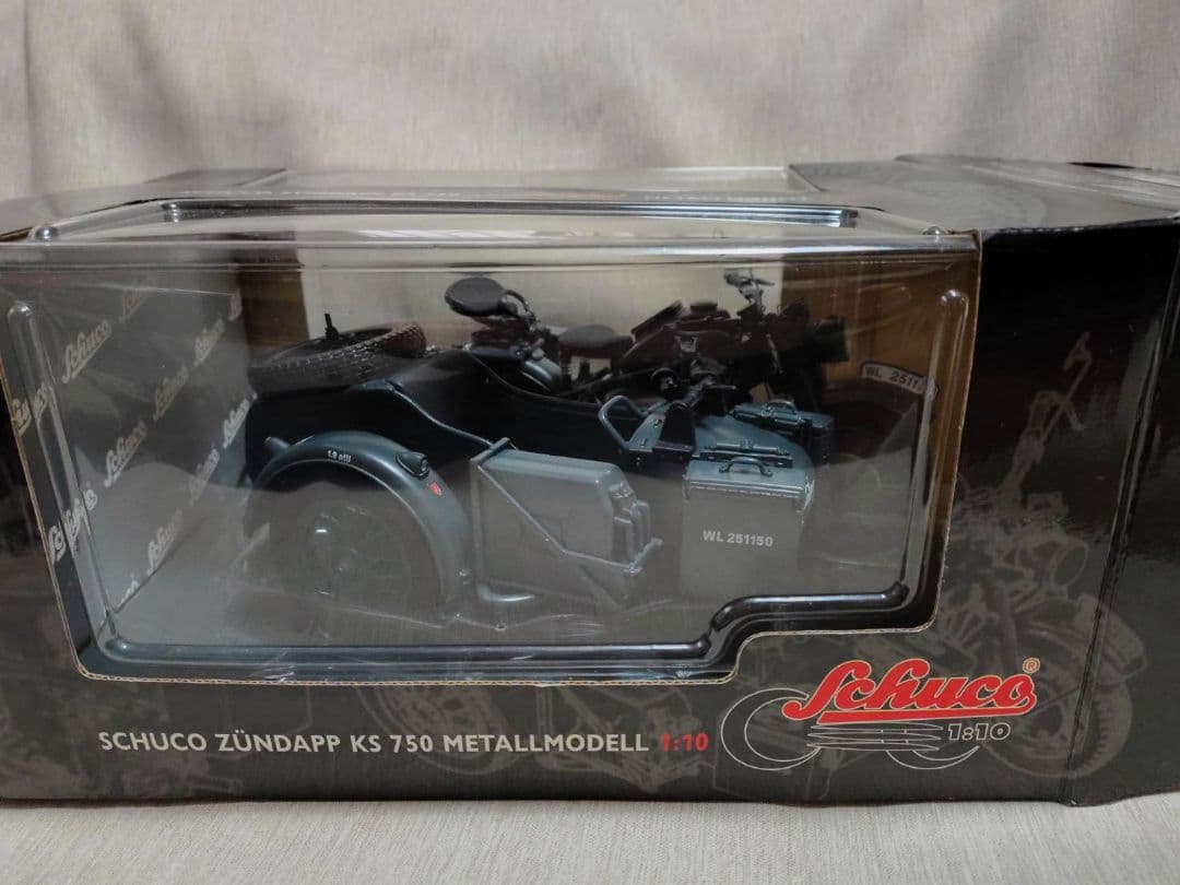 シュコー　ツェンダップ　KS750 サイドカー　 サイズ1/10