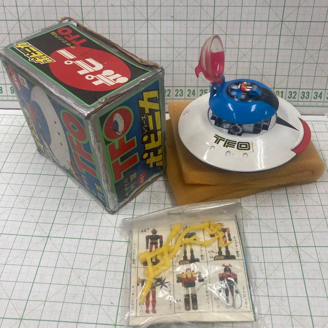 1970年代超合金ポピニカグレンダイザーTFO兜甲児の円盤未使用品!箱は、痛み有