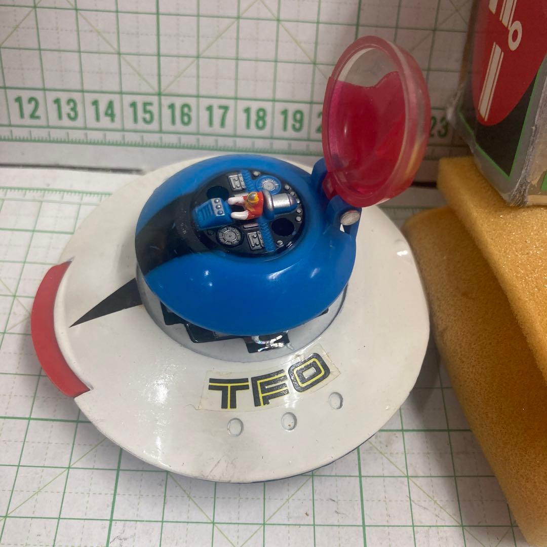 1970年代超合金ポピニカグレンダイザーTFO兜甲児の円盤未使用品!箱は、痛み有