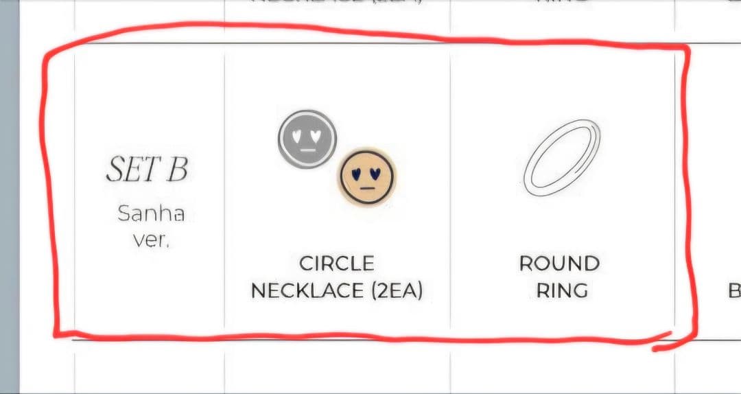 moonbin & sanha wonderwall アクセサリーセット