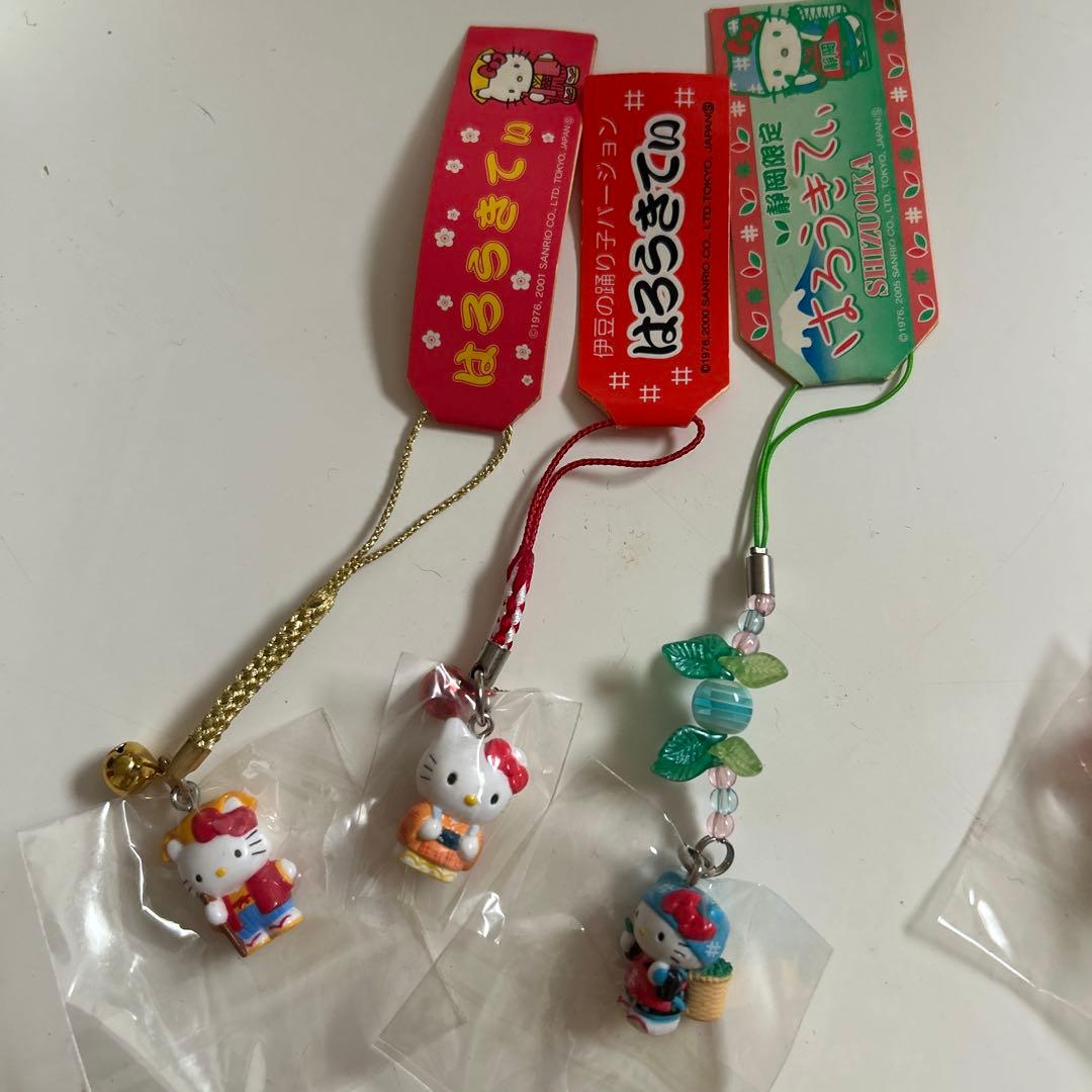 ハローキティ　ご当地キティ　根付けストラップ　まとめて20個