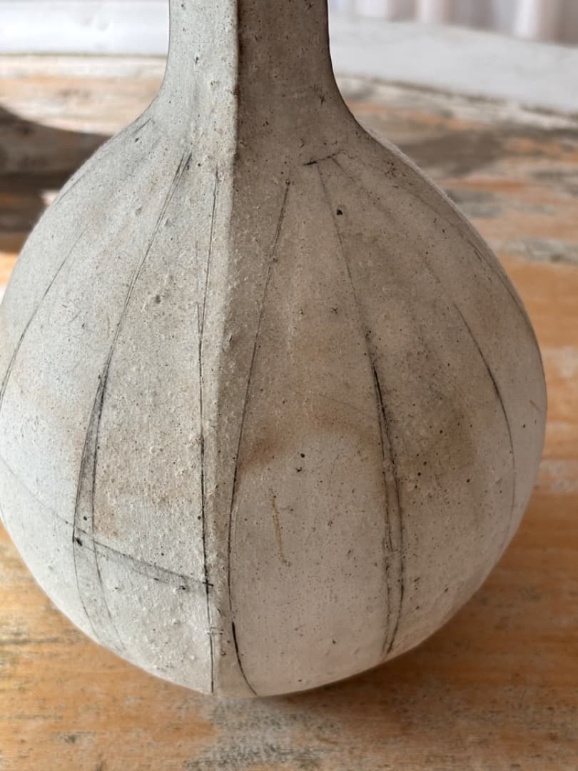 新年お値引き　菊地勝　Masaru Kikuchi　花瓶　花入　陶芸作品