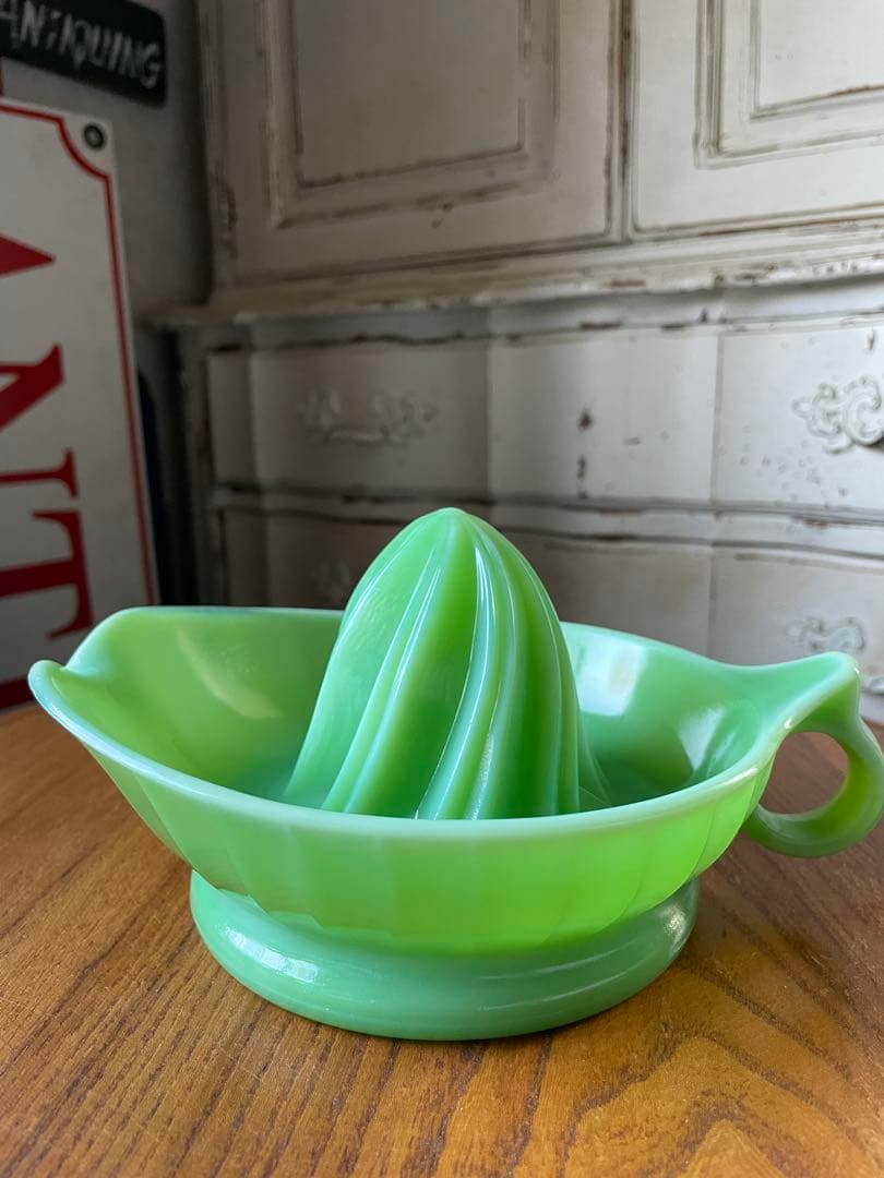 アンティーク　ジャネット社　ジェダイ　オレンジ　レモン　リーマー　絞り器　ウラン