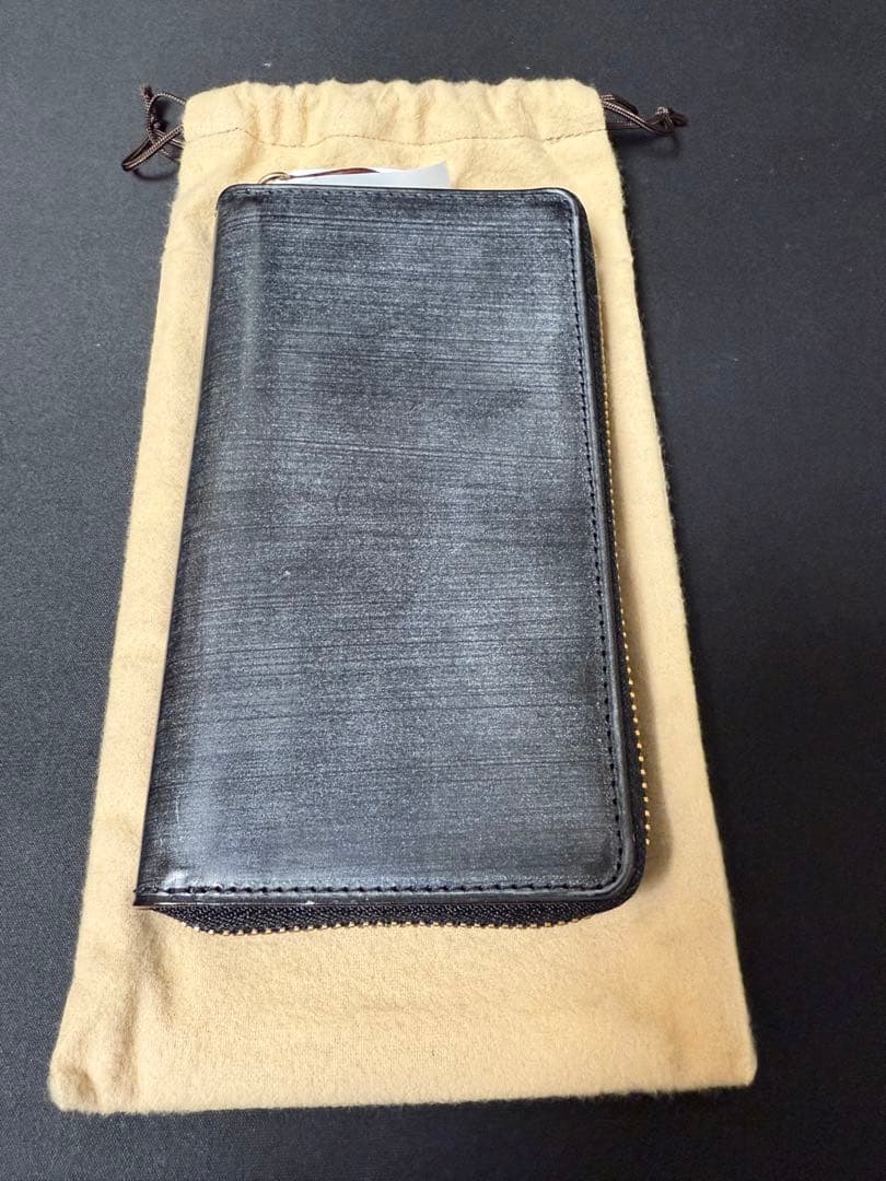 でんでん☆彡 　GANZO THIN BRIDLEファスナー付きペンケース