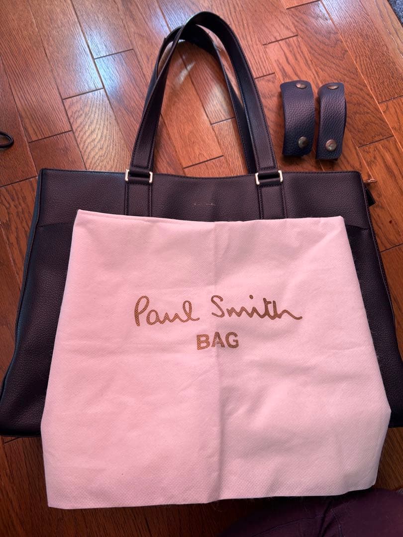 ボールスミス PAUL SMITH ビジネスバッグ トートバッグレ ザー