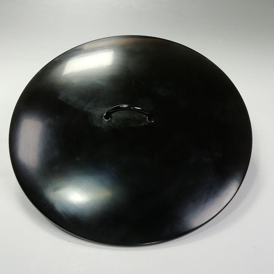 Ｓ６１３　水指　『御深井』『陽山作』『塗師　中村湖彩』　共箱　茶道具