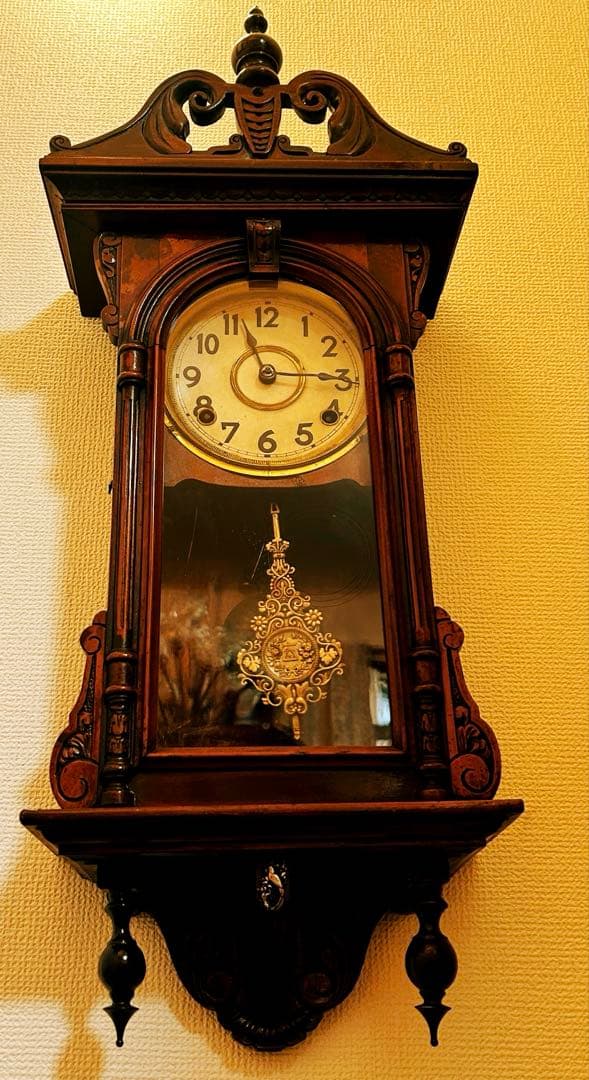 小栗時計　レアな柱時計