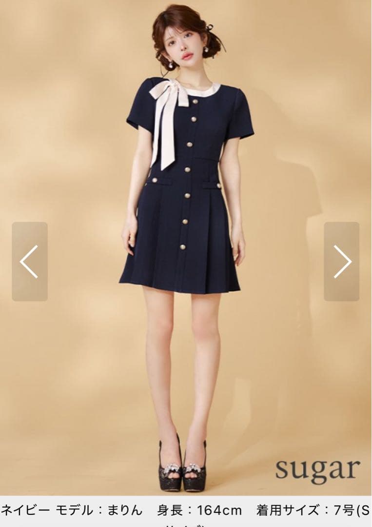 【GINZA COUTURE/銀座クチュール】　バイカラードレス