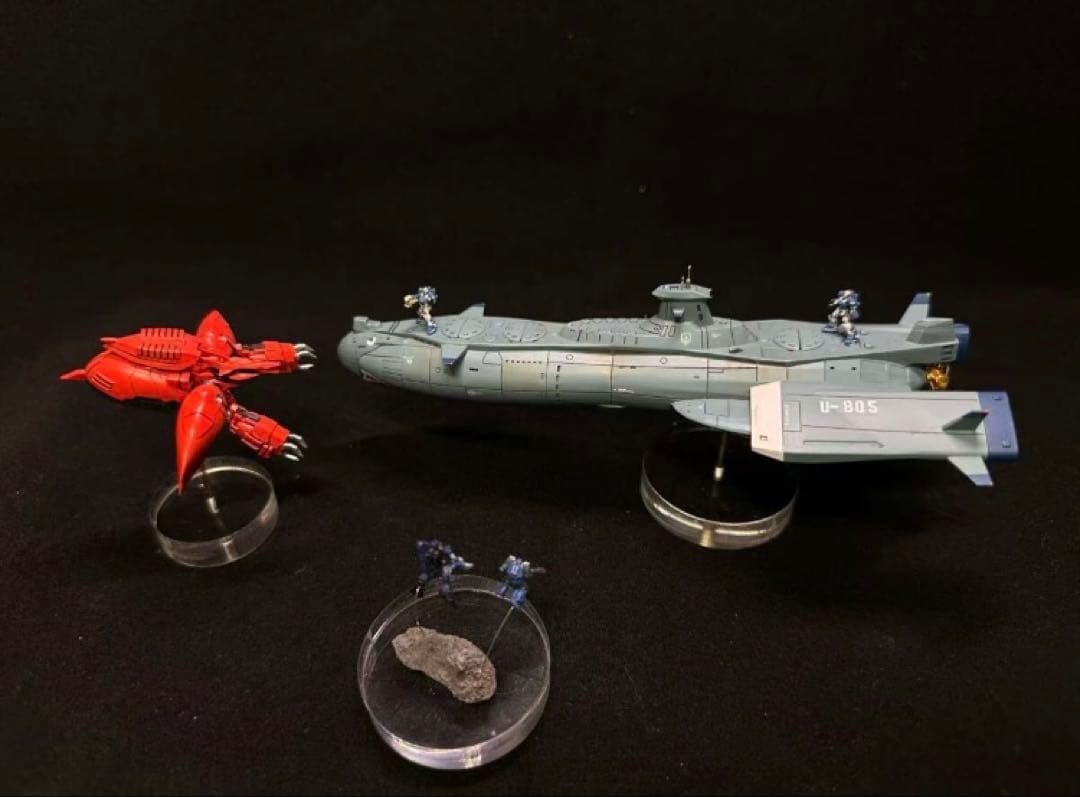 ガンダム1/1700 GK完成品 ジュノー級潜水艦 シャンブロ