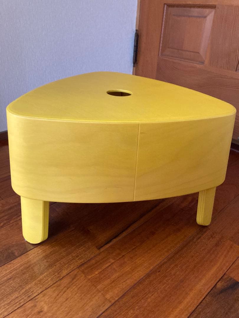 超美品　イッタラ プレクトラ プライウッド スツール イエロー　チャイルド