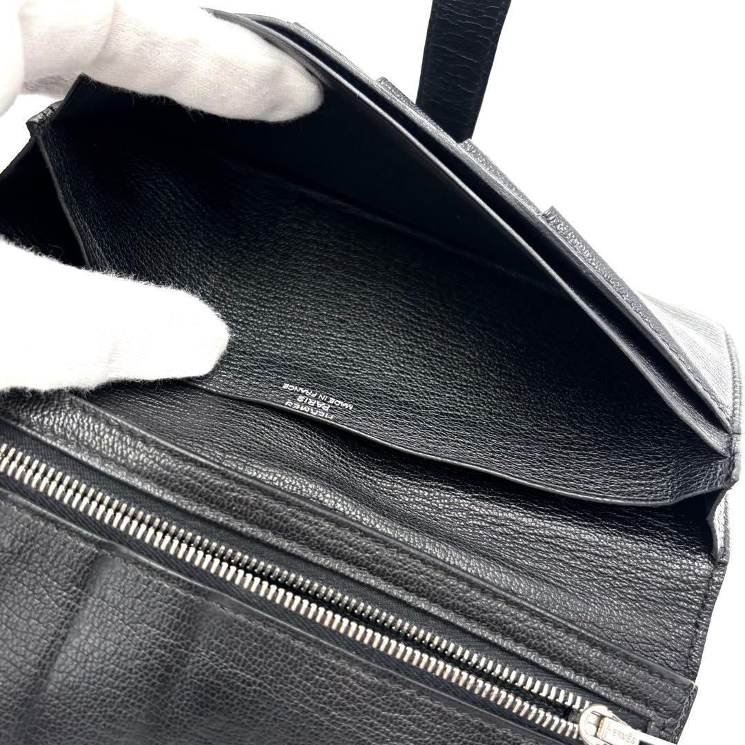 美品✨HERME エルメス 長財布 ベアン スフレ Ｏ刻印