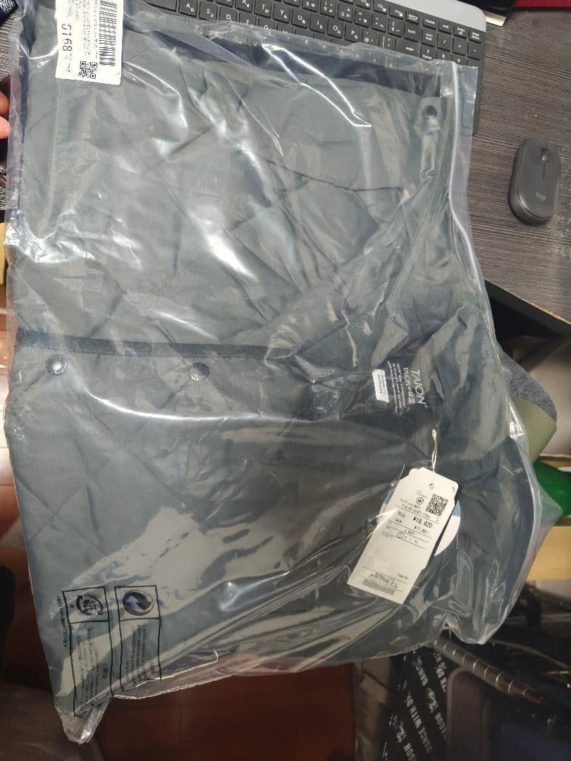 未開封　TAION　ダイヤキルト ダウン ハーフコート　S