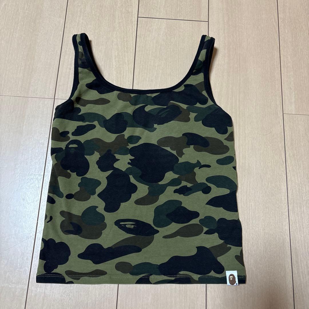 A BATHING APE タンクトップ　迷彩　キャミソール　カモフラ