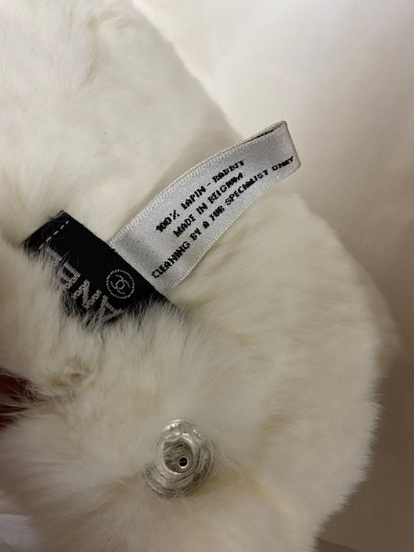 シャネル　ラパン　ファーマフラー