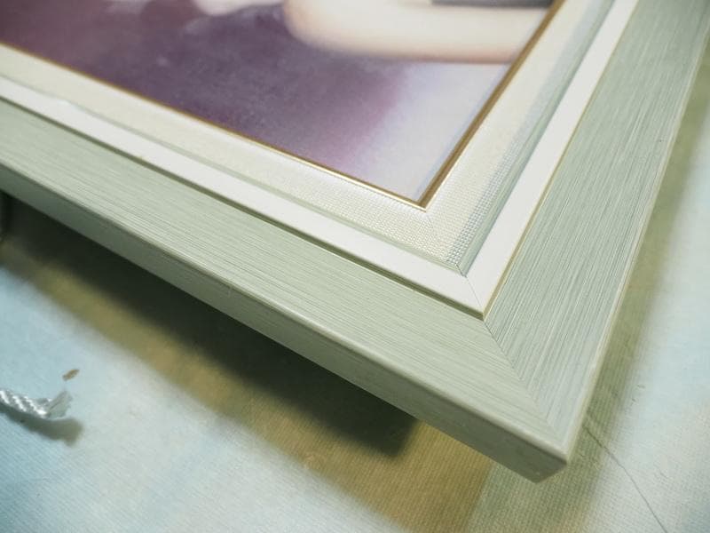 Mr.モリック　 油彩東郷青児「花束」 　F6サイズ　額装済み 肉筆手描き