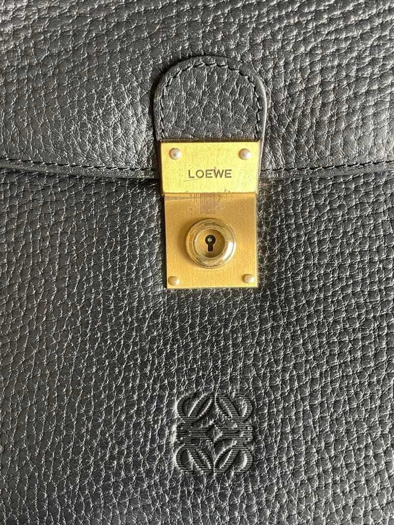 ロエベ ビジネスバッグ ブリーフケース 鞄 鍵付き