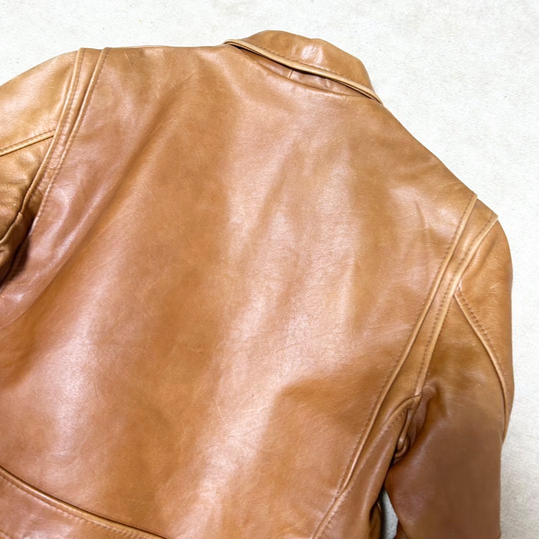 美品　ショット　Schott シングルライダースジャケット　AT101 牛革