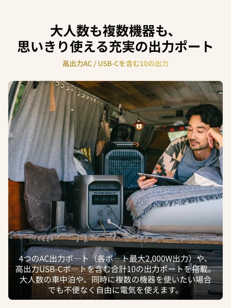 トール様用 EcoFlow ポータブル電源 DELTA 3 Max Plus