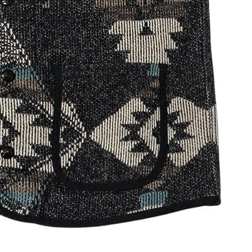 ラスト定価119900円 CALEE ビーチクロスジャケット&ベストセット 黒L