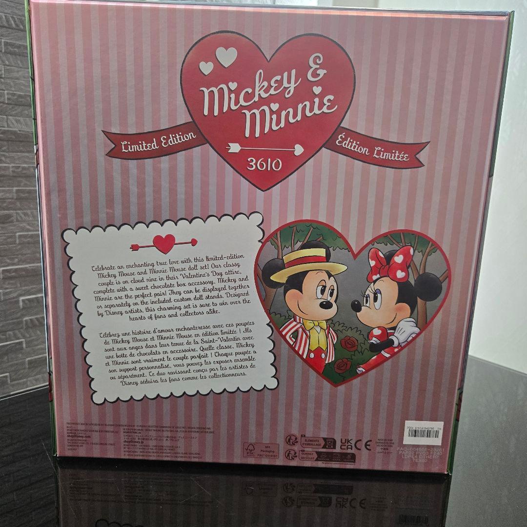 ラスト2個　ミッキー　ミニー　3610体限定フィギュアセット　バレンタイン