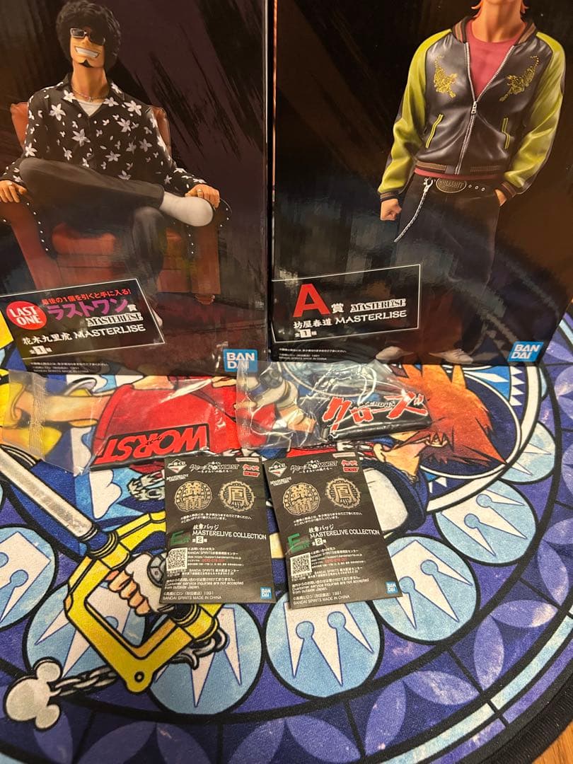 一番くじ　クローズ　フィギュア　坊屋春道　花澤三郎　月島花　花木九里虎