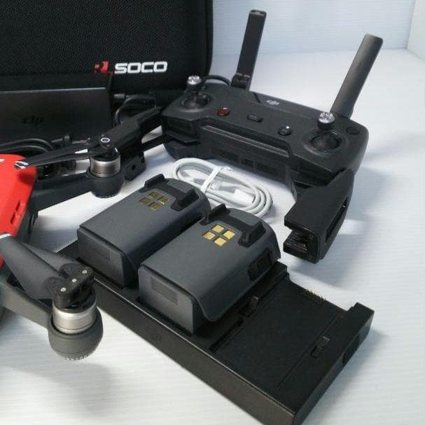 ドローン DJI Spark フルセット（赤）