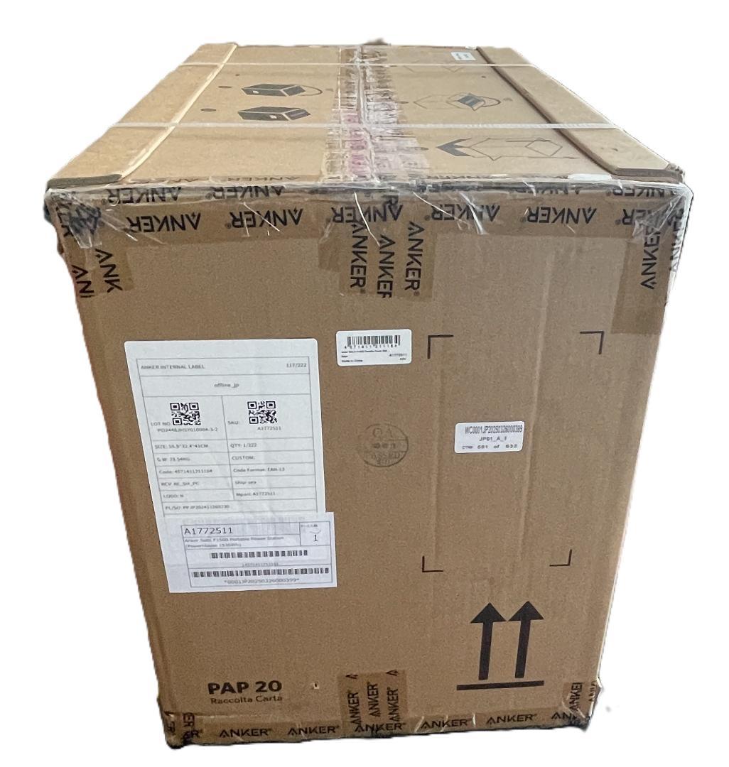 Anker アンカー Solix F1500 ポータブル電源 A1772511,