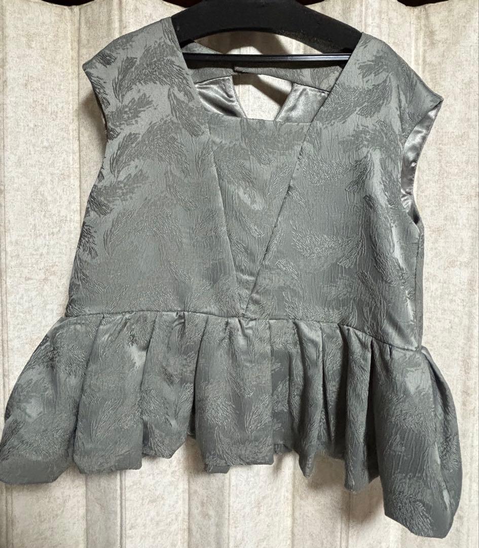 【niana】 ペプラム セットアップ パンツドレス 結婚式 ANDRESD L