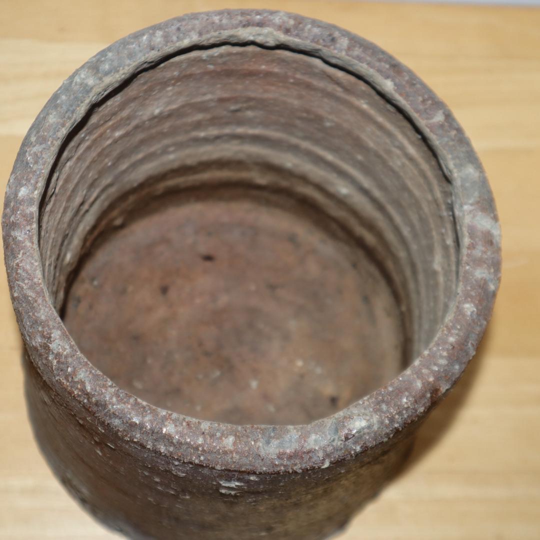 古信楽一重口水差し