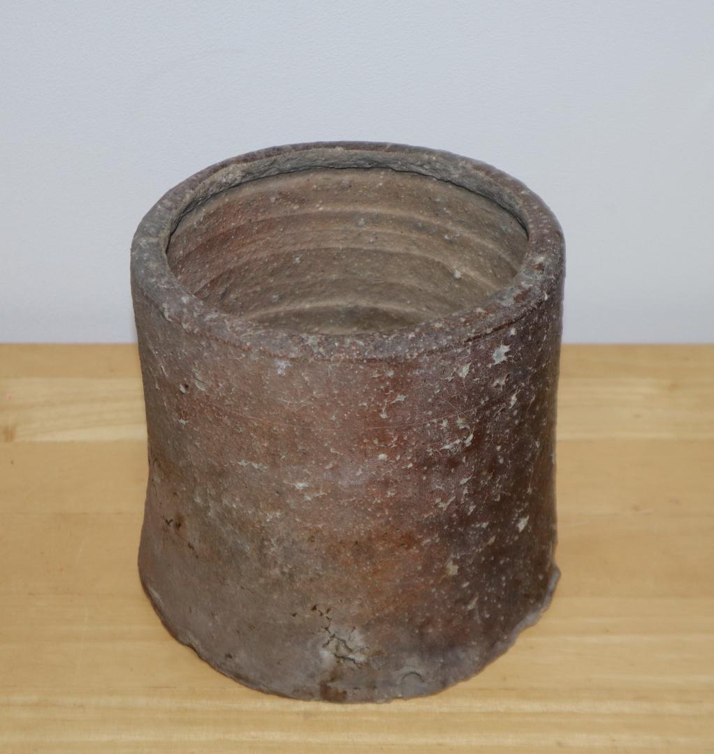 古信楽一重口水差し