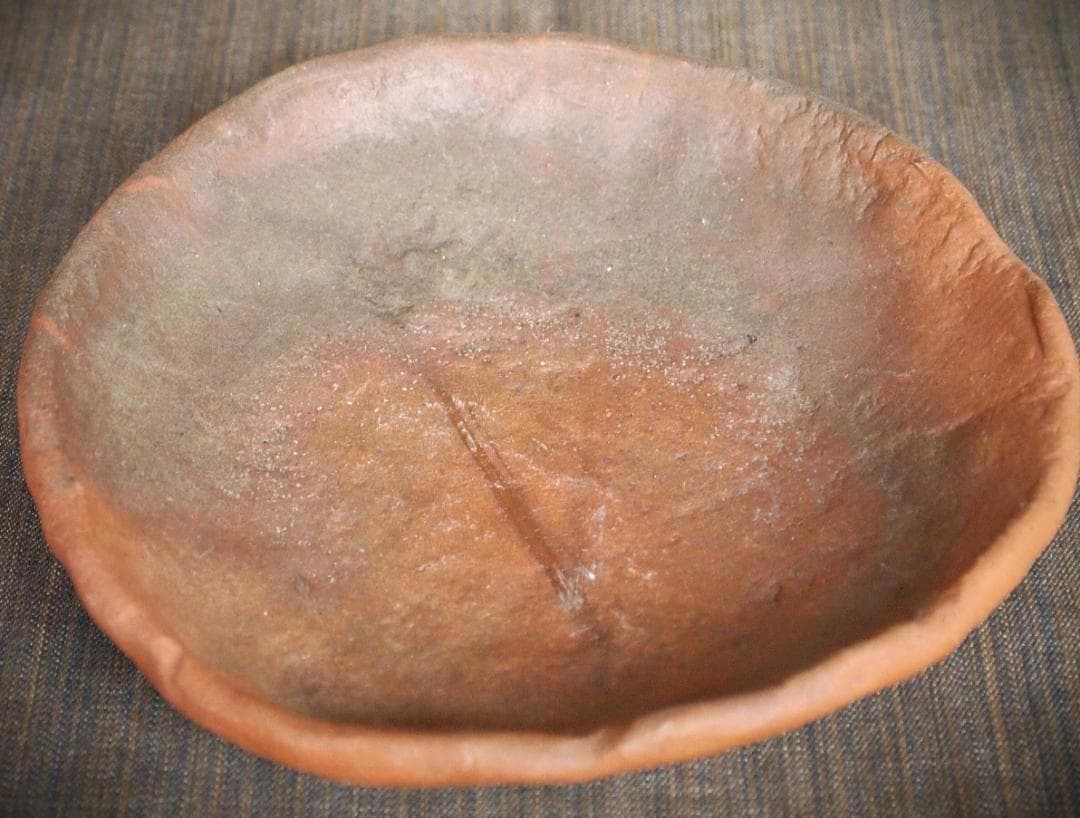 人気作家★中村和樹【師：中村真・中村六郎】★備前【窯変】茶碗A★共箱・布