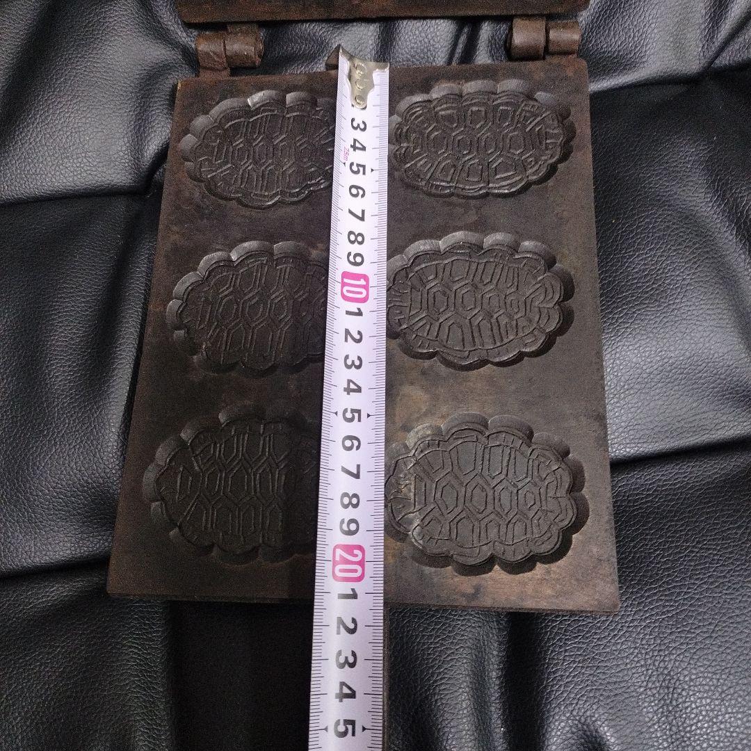 手焼き煎餅焼き器 亀 古道具 昭和レトロ アンティーク