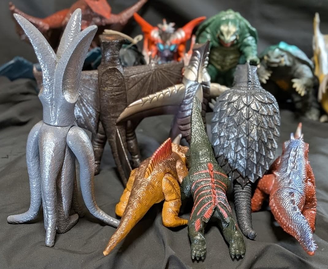 昭和～平成ガメラ＆登場怪獣（バンダイ）ソフビフィギュア・コンプリート14体セット