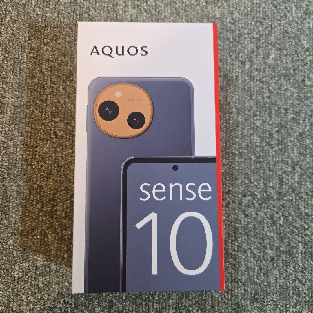 【新品】SHARP AQUOSsense10 6GB/128GB デニムネイビー