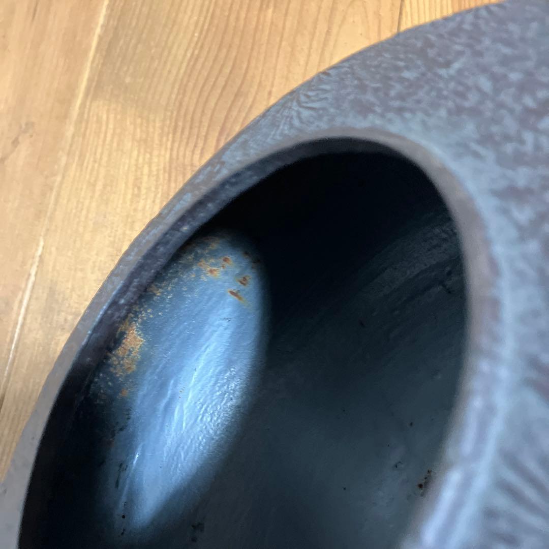 茶道具　釜　透木釜　透木二ケ