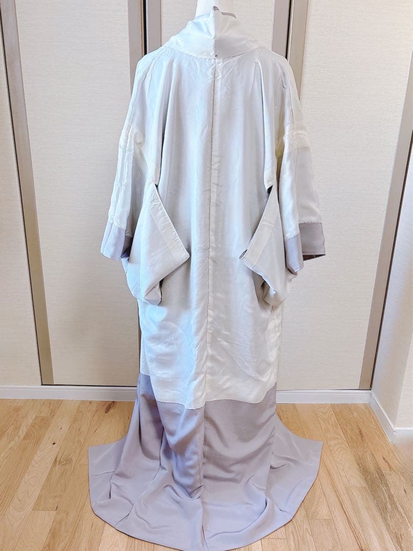 訪問着　フルセット　裄66 67 友禅 友禅　水色 卒業式　入学式　お宮参　袋帯