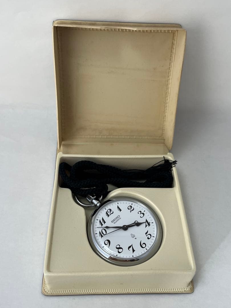 SEIKO 鉄道時計 7550-0010 箱、取扱説明書付
