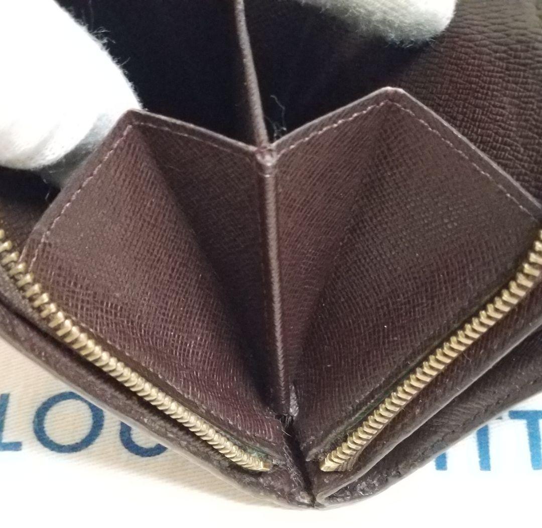 LOUIS VUITTON ダミエ コンパクトジップ 二つ折り財布