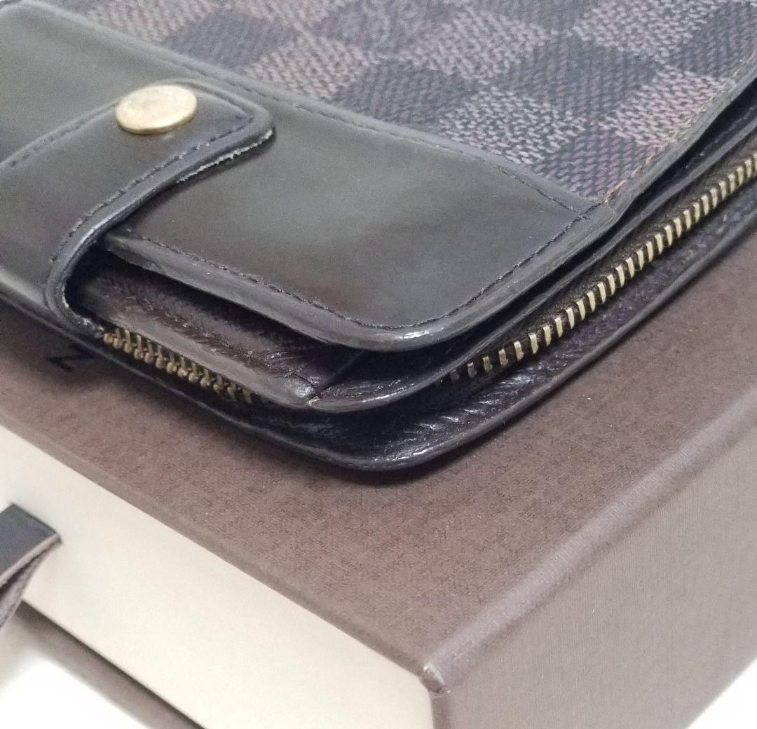 LOUIS VUITTON ダミエ コンパクトジップ 二つ折り財布