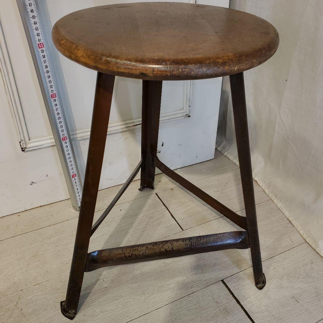 アンティーク　丸椅子　英国ヴィンテージ　スツール