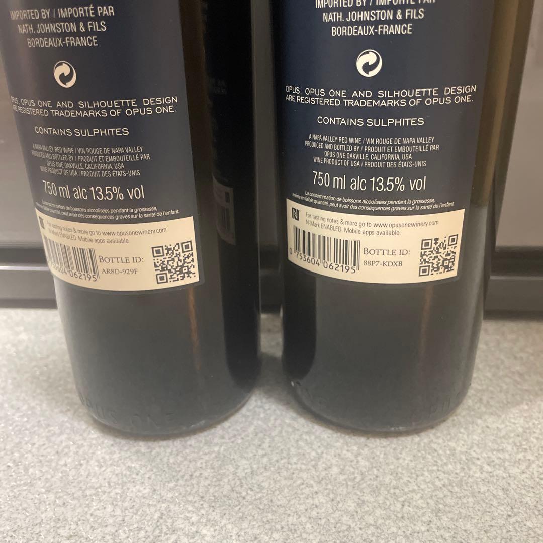 2本 750ml Opus One オーパスワン 2019 750ml（15）