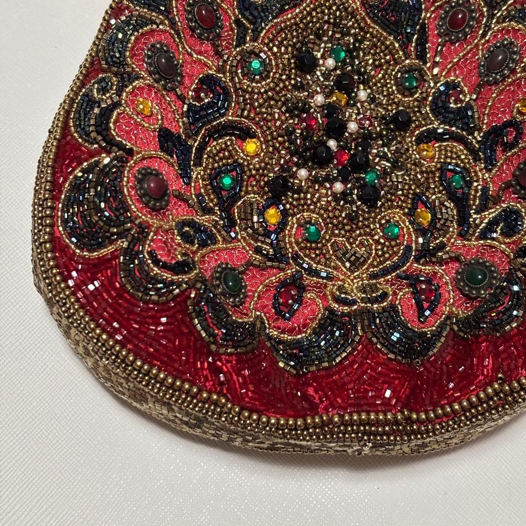 皇室御用達 LUMY はしもと　高級ヴィンテージ ビーズバッグ