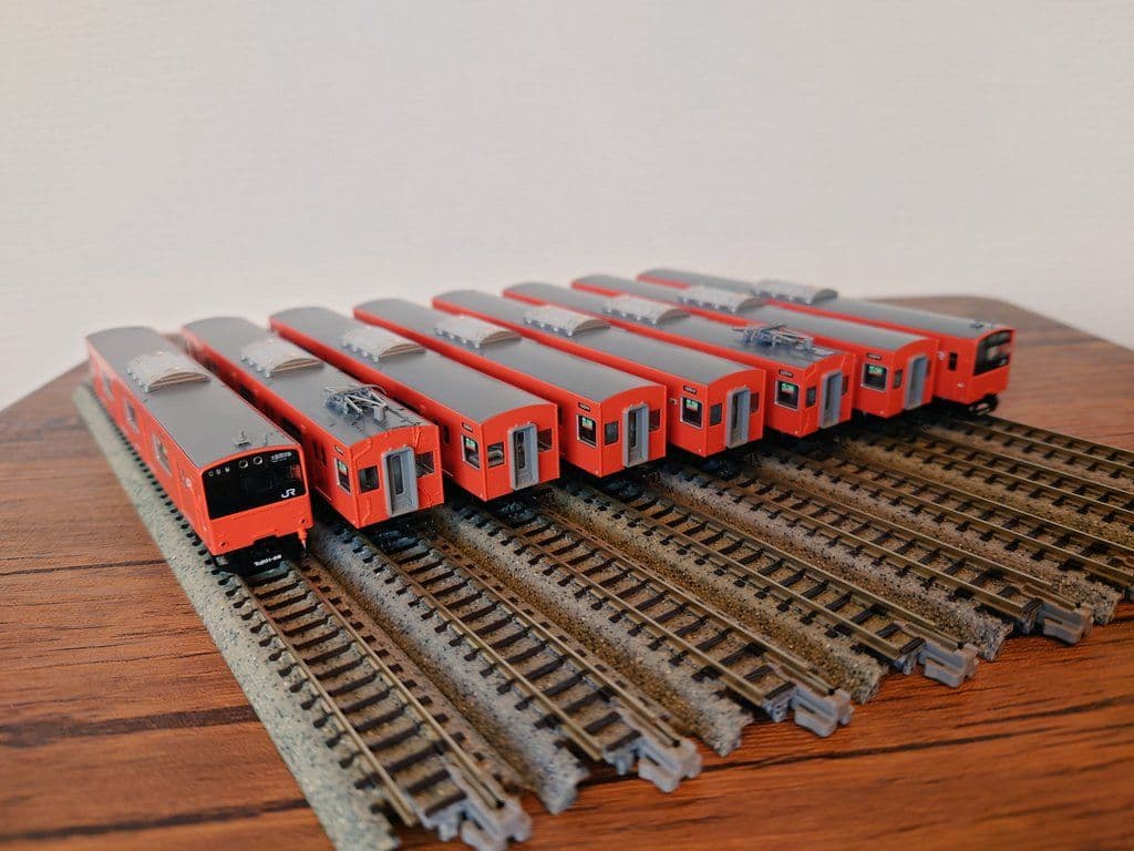 TOMIX JR201系(JR西日本30N更新車・オレンジ)2007年仕様