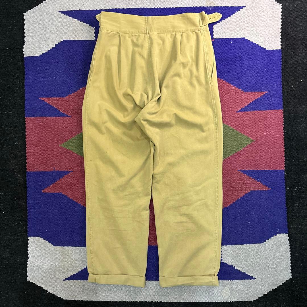 50s イギリス軍 グルカパンツ カーキ ドリル