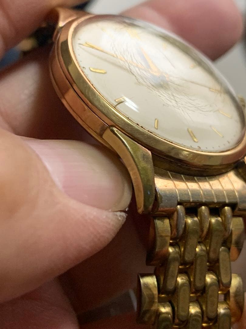 IWC シャウハウゼン自動巻き時計 1960年代　たぶんK18？