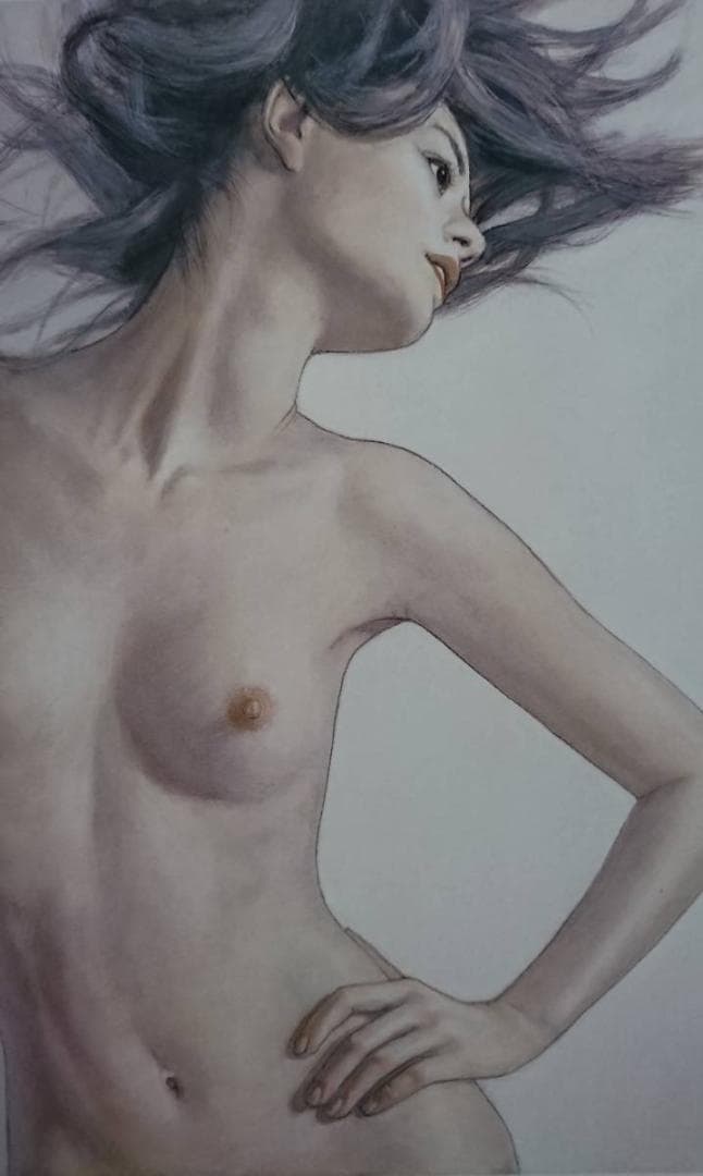 高塚省吾【アレグロ・コンモート】希少画集画、状態良好、人気作家 、清楚、美人画