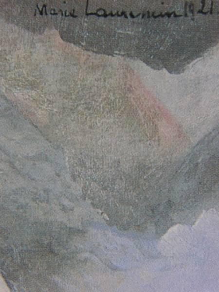 マリー ローランサン、「二人の女」、希少な画集より、新品高級額・額装付