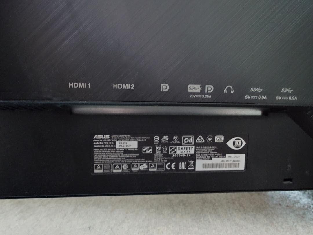 その他 ASUS ProArt PA279CV