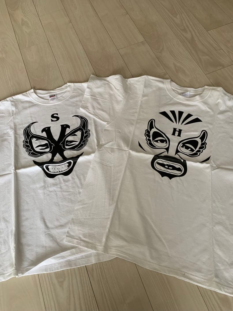 バナナマン/bananaman 設楽仮面、日村仮面　顔面Tシャツセット　Lサイズ